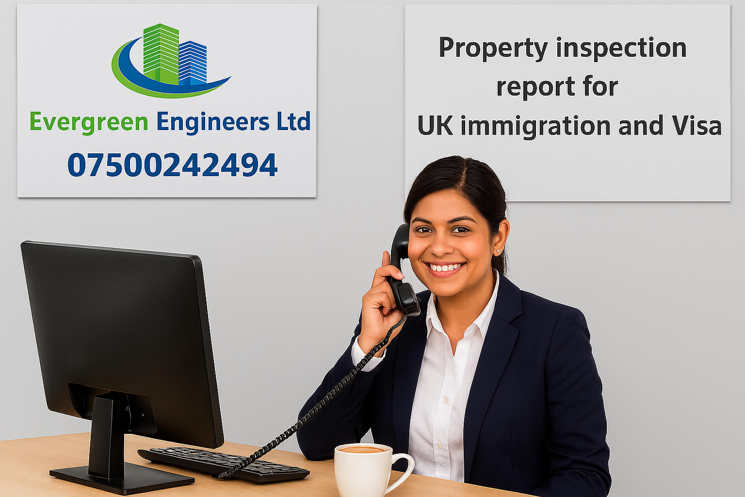 Property Inspection Report Guildford for UK immigration and visa applications by Evergreen Engineers Ltd.