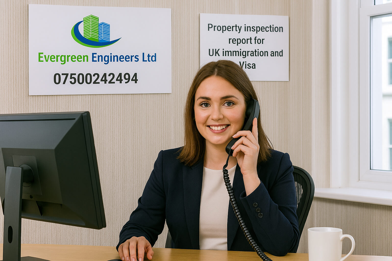 Property Inspection Report Milton Keynes for UK Immigration and Visa by certified housing surveyors