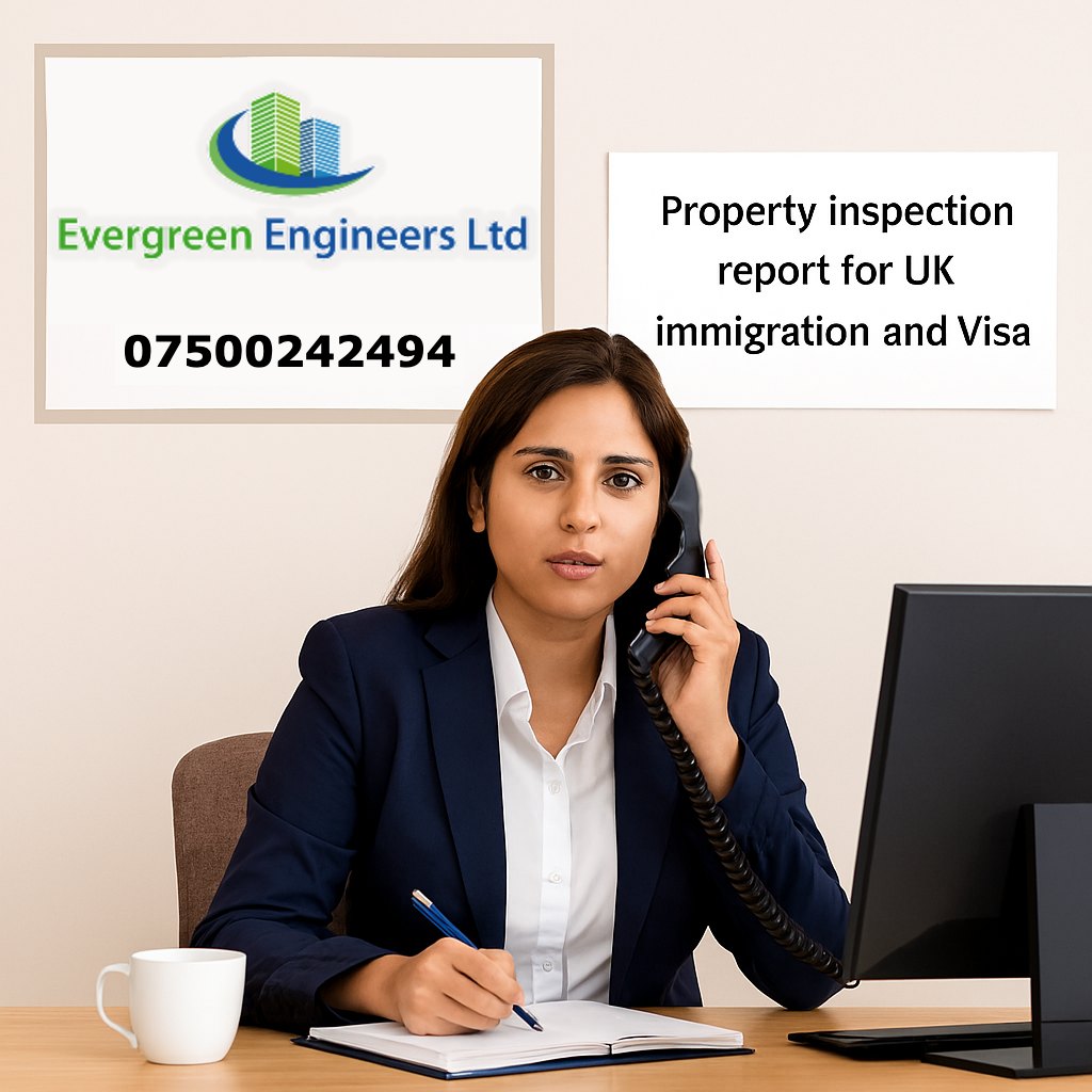 Property Inspection Report Northampton for UK Immigration and Visa by certified housing surveyors