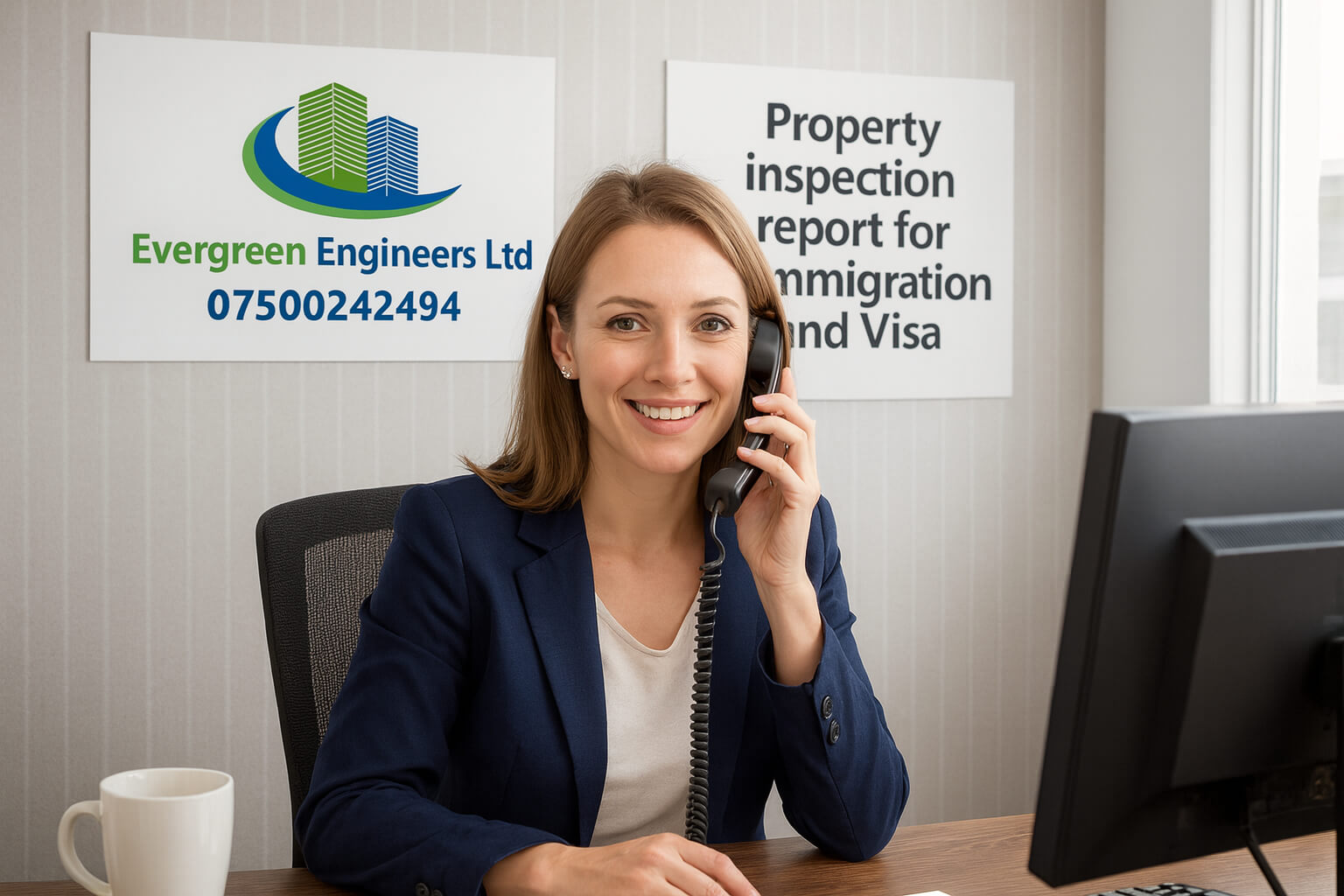 Property Inspection Report South East London for UK Visa and Immigration applications by Evergreen Engineers Ltd – fully compliant accommodation certificate
