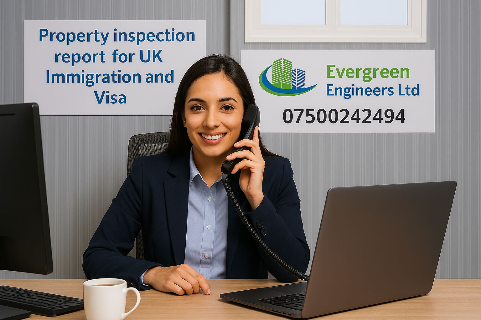 Property Inspection Report East Central London for UK immigration and visa application by Evergreen Engineers Ltd
