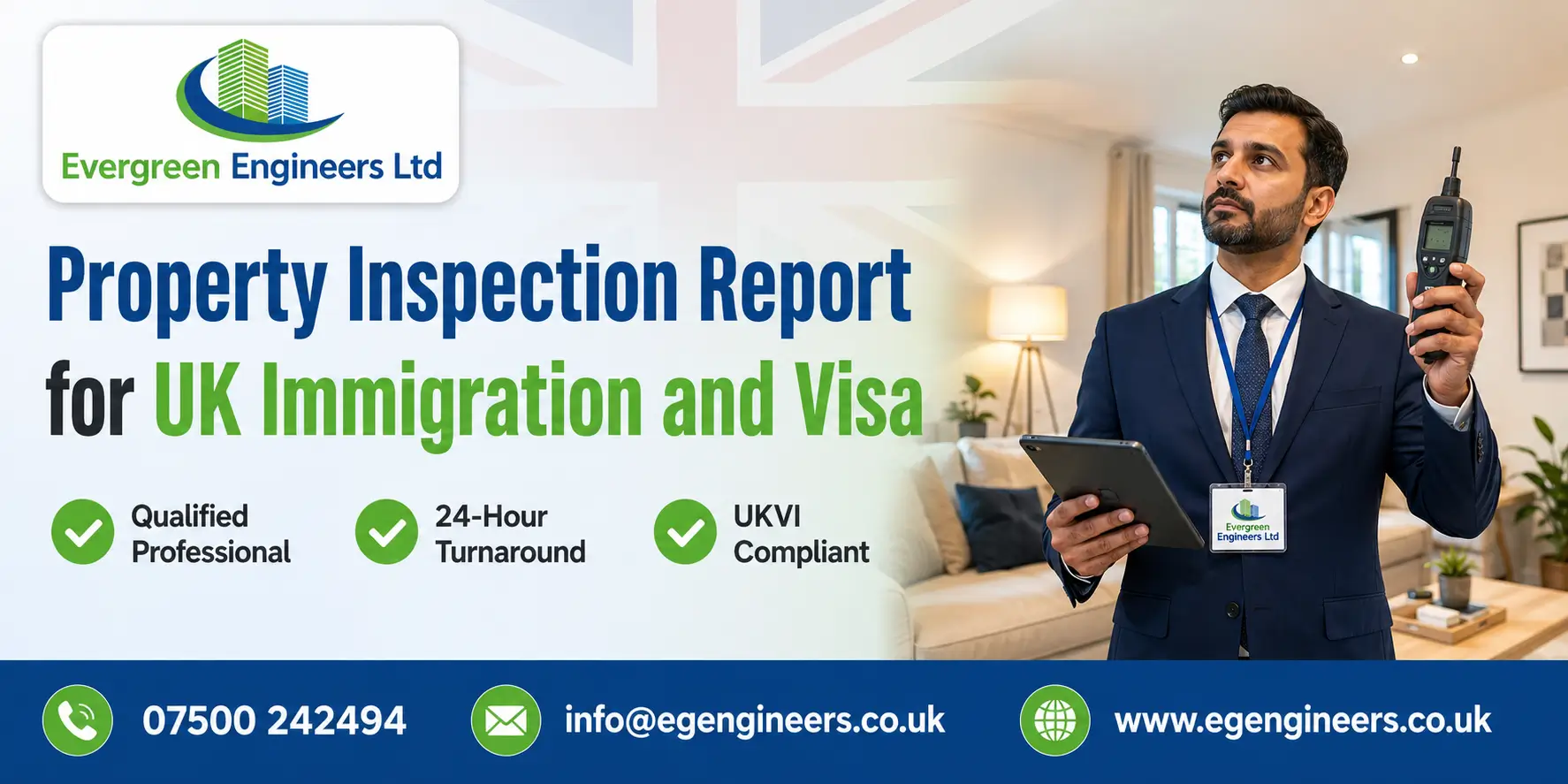 Bright family home suitable for UK immigration accommodation inspection